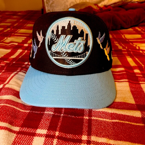 Custom Kanji NY Mets fitted hat size 7 1/8 can make in other sizes. - Picture 1 of 5